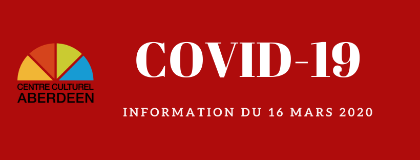 COVID-19 / Closure of the Aberdeen Cultural Center