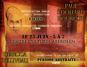 Un double 5 À 7 avec les artistes PAUL ÉDOUARD BOURQUE et REBECCA BELLIVEAU