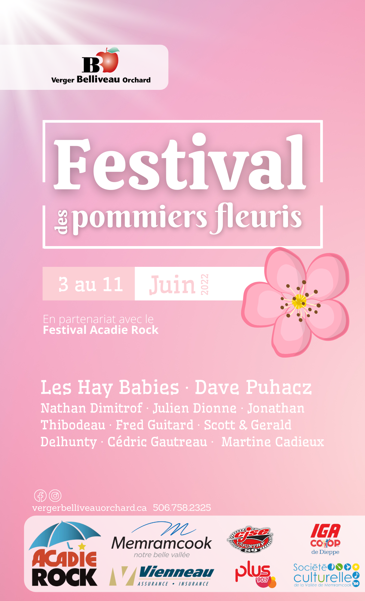 Du 3 au 11 juin 2022: ne manquez pas le Festival des pommiers fleuris